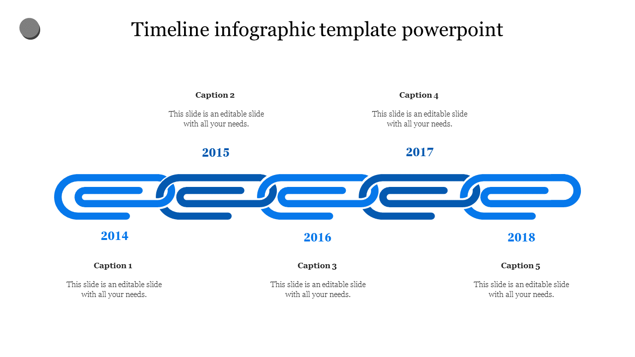 timeline infographic template powerpoint-5-Blue
